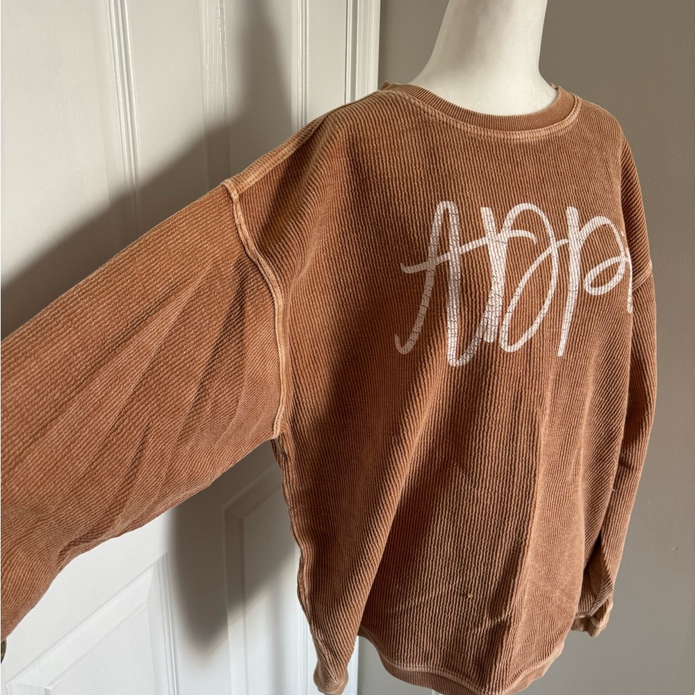 ADPi Tan Ribbed Top - Picture 3 of 5